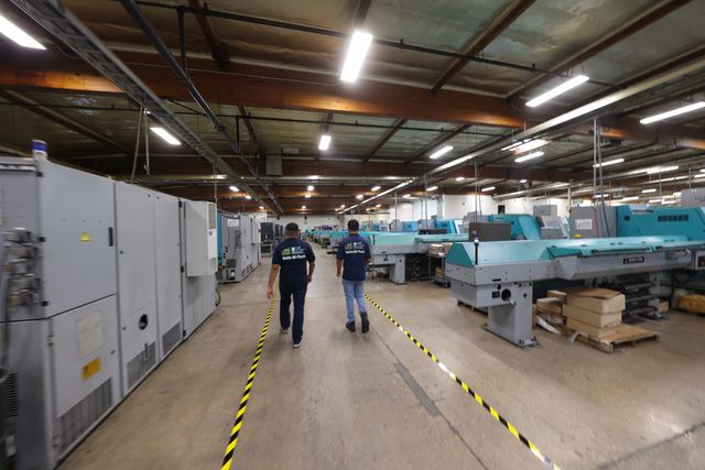 CNC machines at Delta Hi-Tech