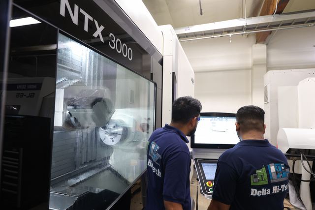 CNC machines at Delta Hi-Tech