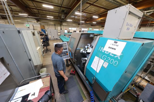 CNC machines at Delta Hi-Tech