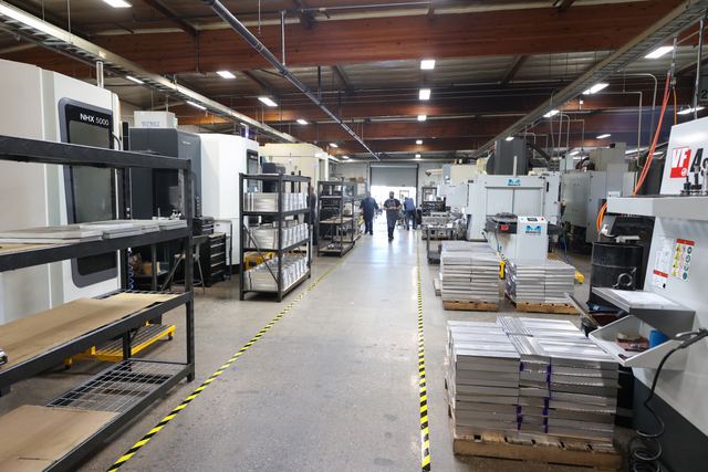 CNC machines at Delta Hi-Tech