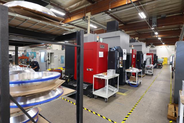 CNC machines at Delta Hi-Tech