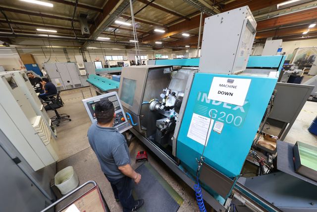 CNC machines at Delta Hi-Tech