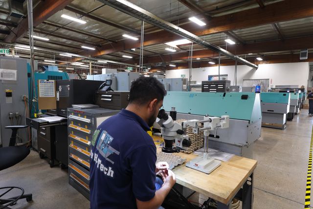 CNC machines at Delta Hi-Tech