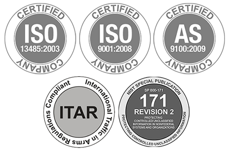 Delta Hi-Tech certifications icons
