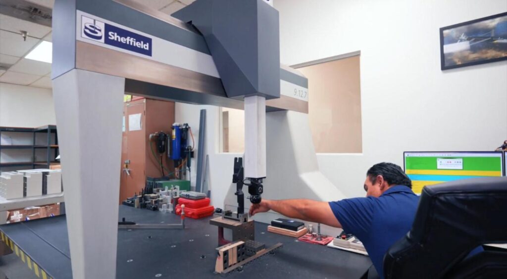 CMM inspection after processing